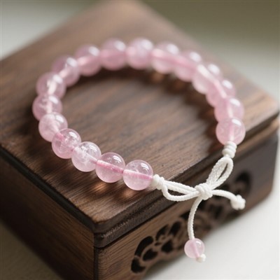ROSE QUARTZ BRACELET - Srdce čakra